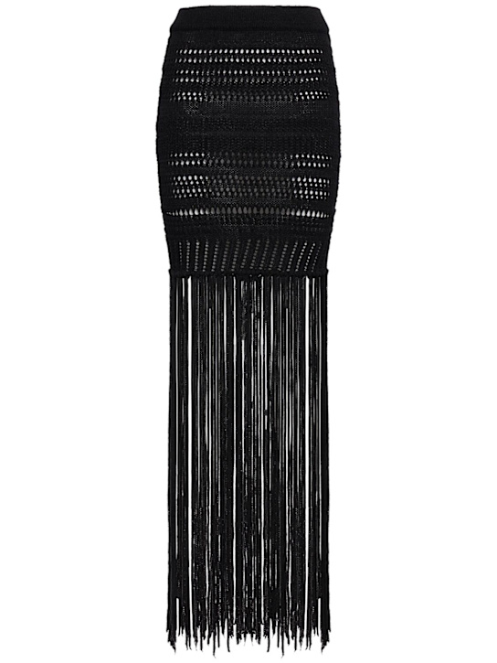 Laneus: 针织半身裙 - Nero/Black - women_0 | Luisa Via Roma