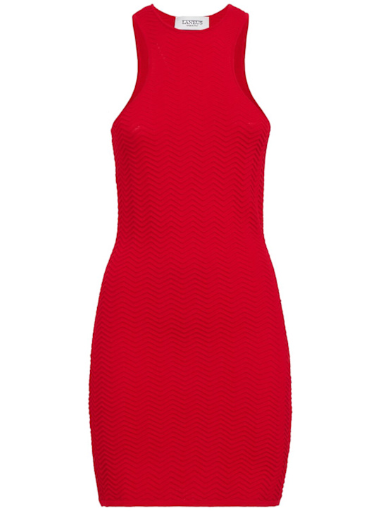 Laneus: Knitted dress - Rojo - women_0 | Luisa Via Roma