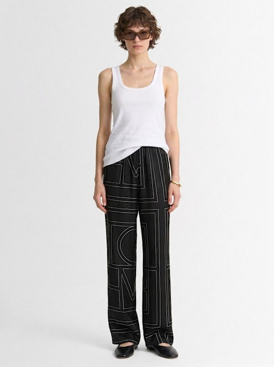 Flore Flore: Hillie scoop neck tank top - White - women_1 | Luisa Via Roma