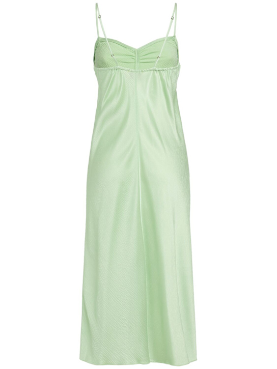 Forte_forte: Viscose creponne dress - Menta - women_1 | Luisa Via Roma
