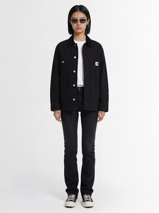 Carhartt WIP: Veste en coton biologique OG Michigan - Noir - women_1 | Luisa Via Roma