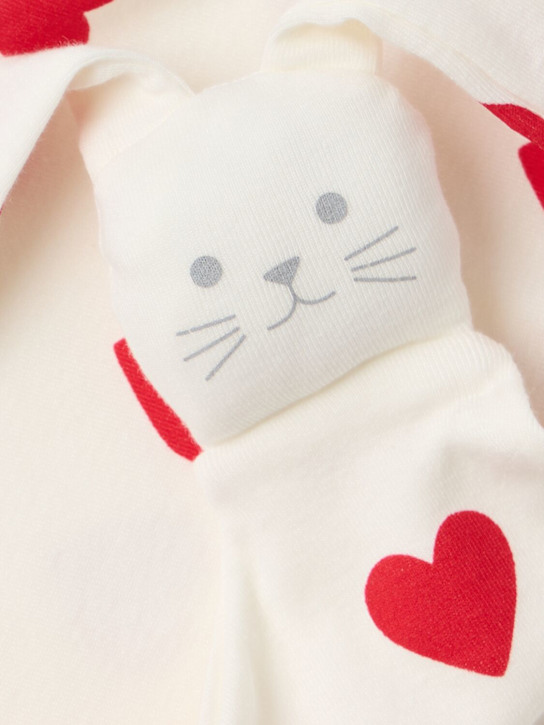 Petit Bateau: Bunny toy - Rot/Beige - kids-boys_1 | Luisa Via Roma