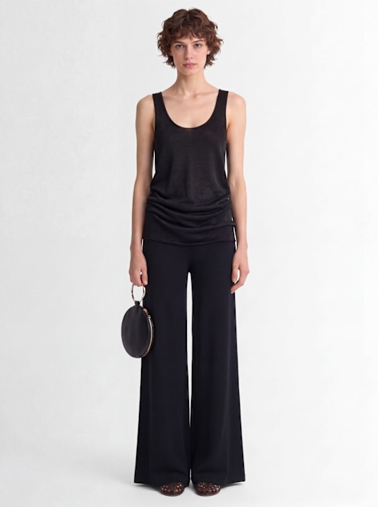 Rhea: Loose fit tank top - 黑色 - women_1 | Luisa Via Roma