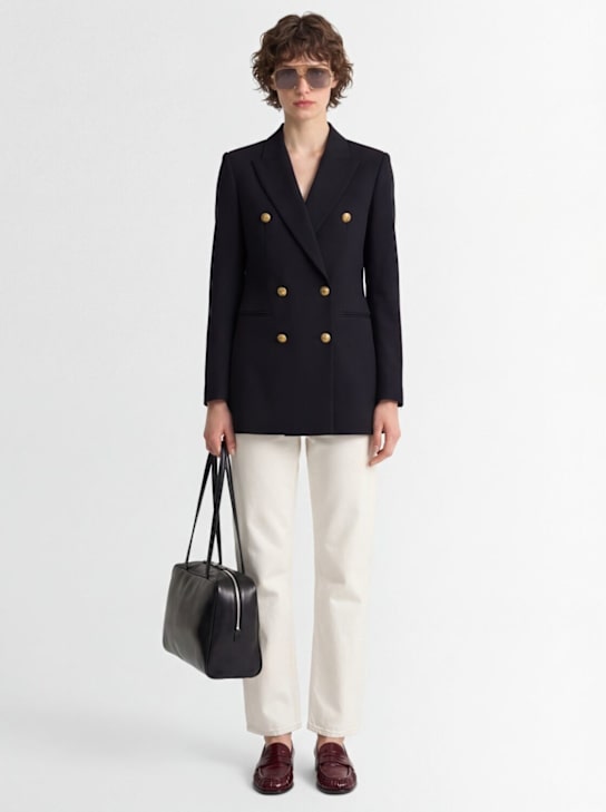 SEAFARER: Betty wool blazer - 黑色 - women_1 | Luisa Via Roma