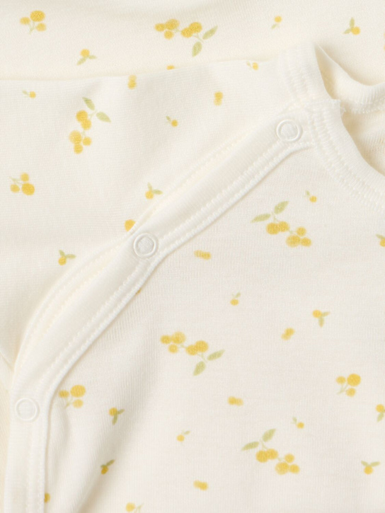 Petit Bateau: Printed cotton jersey romper - 多色 - kids-girls_1 | Luisa Via Roma