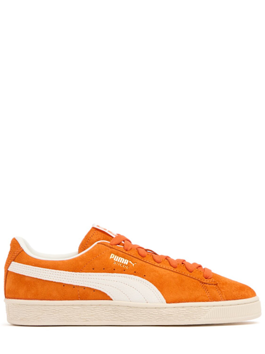 PUMA: Charles F. Stead suede sneakers - Orange Glow - men_0 | Luisa Via Roma