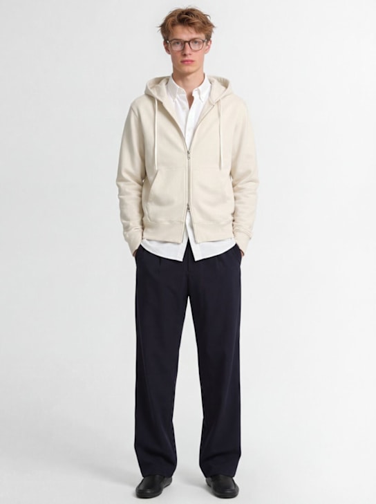 The Core: フルジップ スウェットフーディー - ベージュ - men_1 | Luisa Via Roma