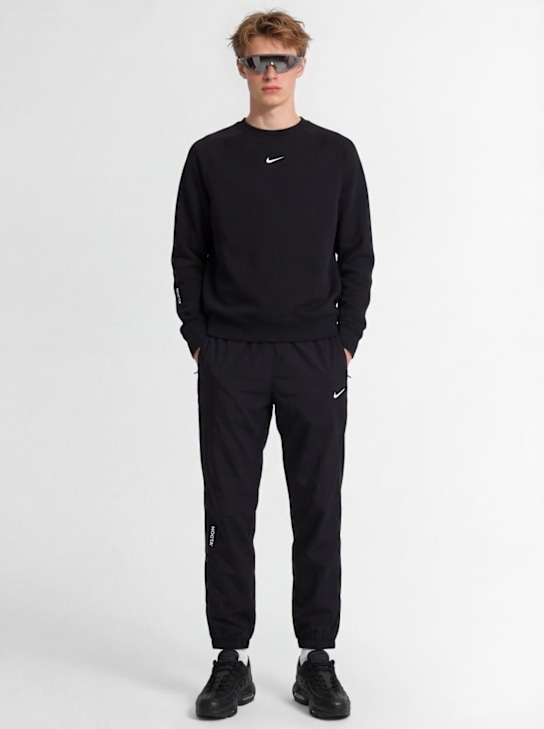 Nike: Nocta pants - Noir/Noir/Blanc - men_1 | Luisa Via Roma