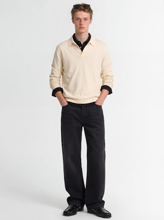 The Core: ウールニットポロ - ベージュ - men_1 | Luisa Via Roma