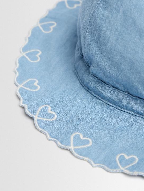 Petit Bateau: Cotton hat - 浅蓝色 - kids-boys_1 | Luisa Via Roma