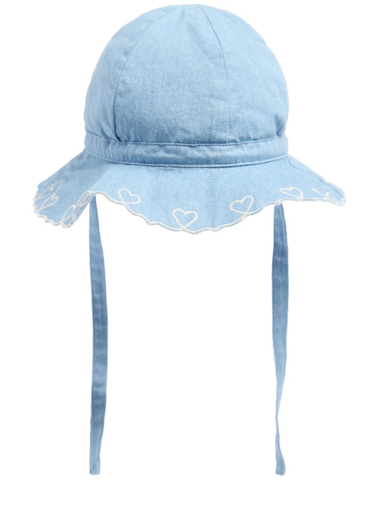 Petit Bateau: Cotton hat - 浅蓝色 - kids-boys_0 | Luisa Via Roma