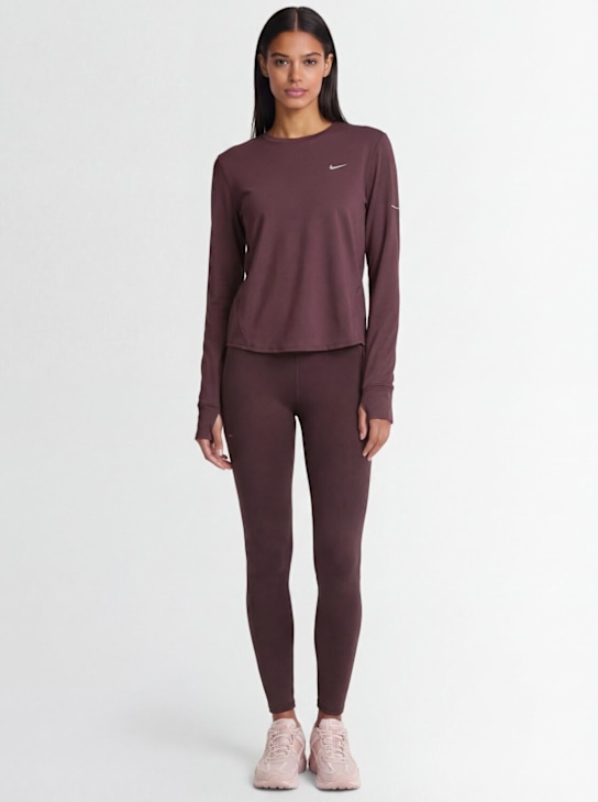 Nike: Swift running t-shirt - Tattoo/Reflecti - women_1 | Luisa Via Roma