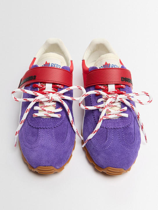 Dsquared2: DC-642系带运动鞋 - 紫色 - women_1 | Luisa Via Roma