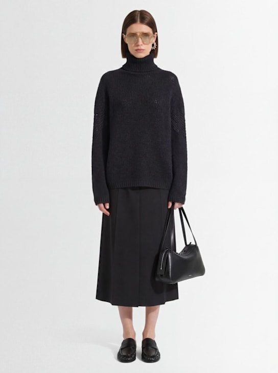 Our Legacy: Maglia collo alto Cage - Grigio - women_1 | Luisa Via Roma