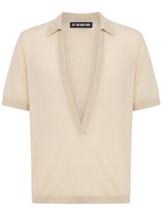 Louis Gabriel Nouchi: Polo wool knitwear - Düne - men_0 | Luisa Via Roma
