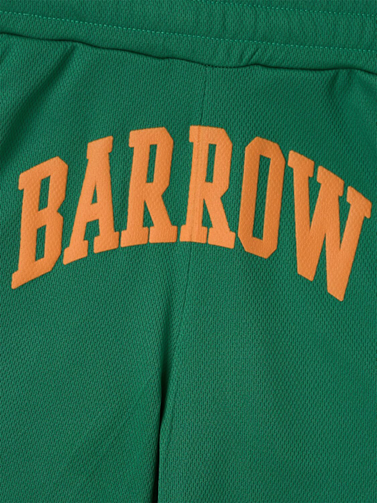 Barrow: Nylon mesh shorts - グリーン - kids-girls_1 | Luisa Via Roma