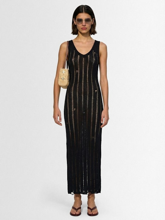 Laneus: 针织连衣裙 - Nero/Black - women_1 | Luisa Via Roma