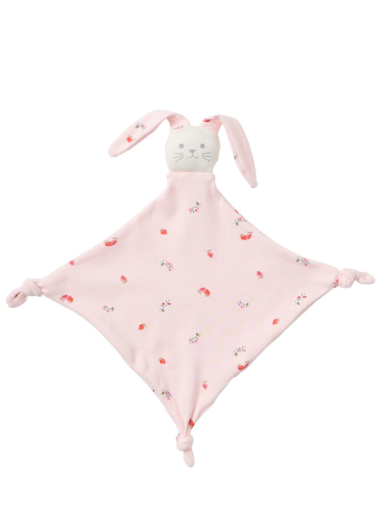 Petit Bateau: Printed cotton doudou - Rosa - kids-boys_0 | Luisa Via Roma