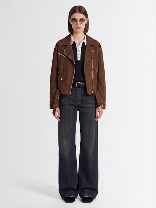 Our Legacy: Treble cut denim baggy jeans - women_1 | Luisa Via Roma