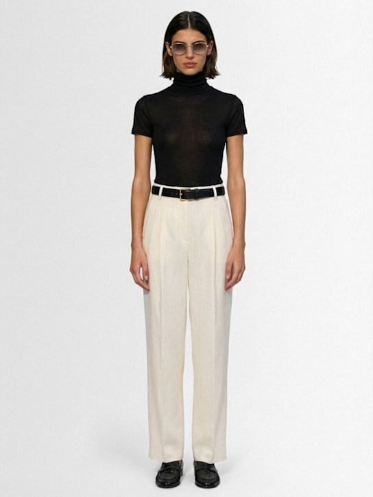 Laneus: 直筒裤 - Panna/Cream - women_1 | Luisa Via Roma