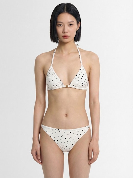 By Malene Birger: Astrida polka dots bikini bottoms - Black/White - women_1 | Luisa Via Roma