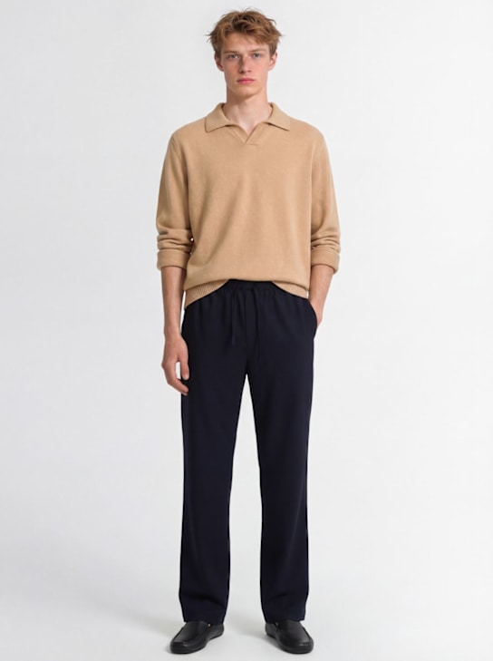 The Core: ウールニットポロセーター - ベージュ - men_1 | Luisa Via Roma