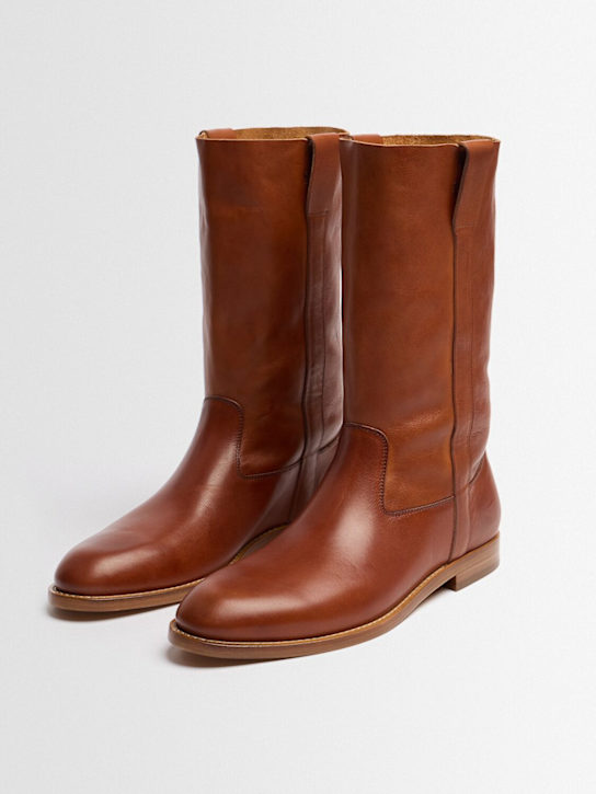 Buttero: Floyd leather camperos boots - Corteccia - men_1 | Luisa Via Roma