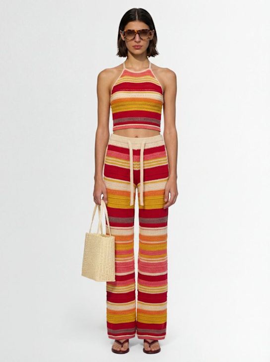 Laneus: 针织上衣 - Pink-multicolor - women_1 | Luisa Via Roma