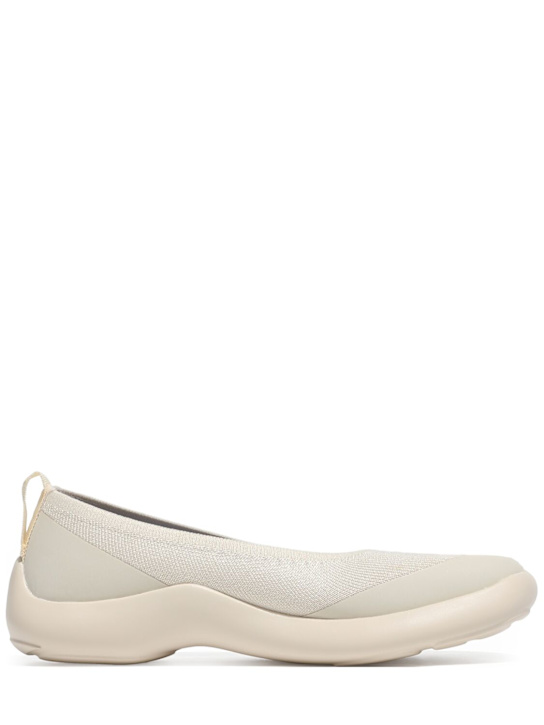 Tabi: Tabi Tencel  blend ballerina flats - 灰白色 - women_0 | Luisa Via Roma