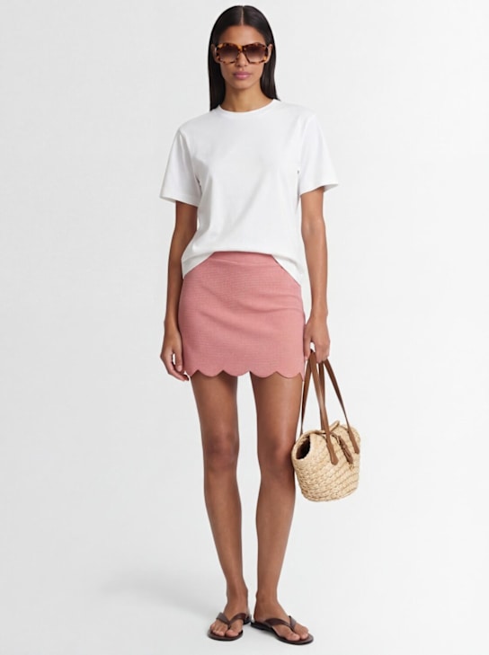 Marysia: Morton mini skirt - Pink - women_1 | Luisa Via Roma