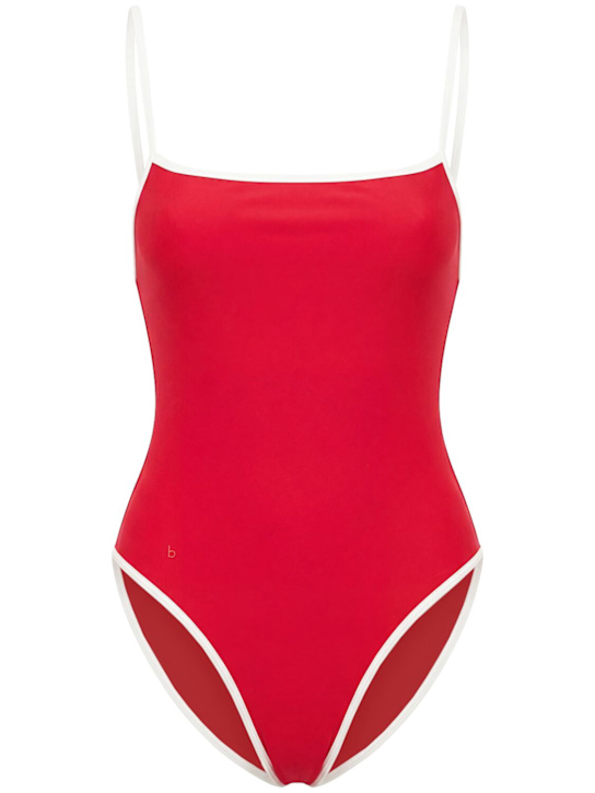 Bare: Neo square neckline one-piece swimsuit - 红色 - women_0 | Luisa Via Roma