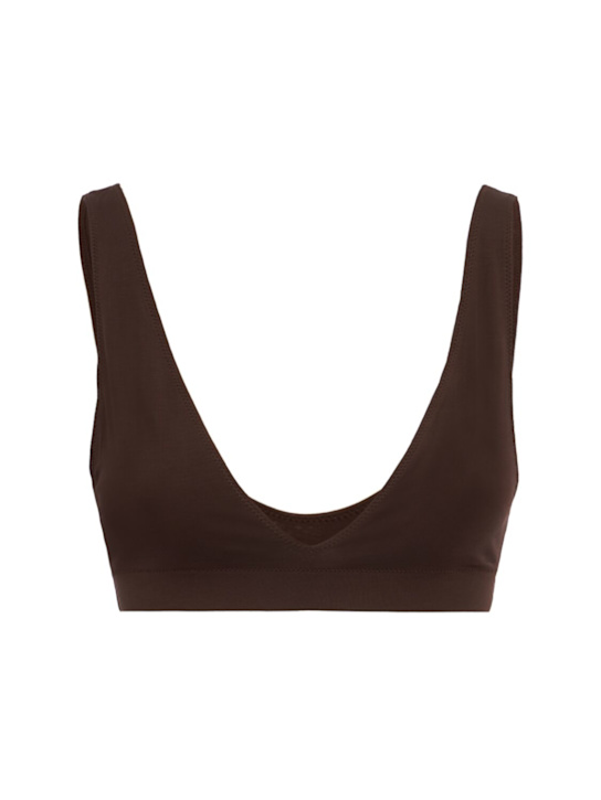 Bare: June v-neck bra - 棕色 - women_0 | Luisa Via Roma