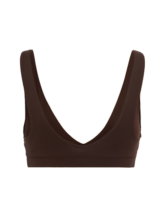 Bare: June v-neck bra - 棕色 - women_1 | Luisa Via Roma