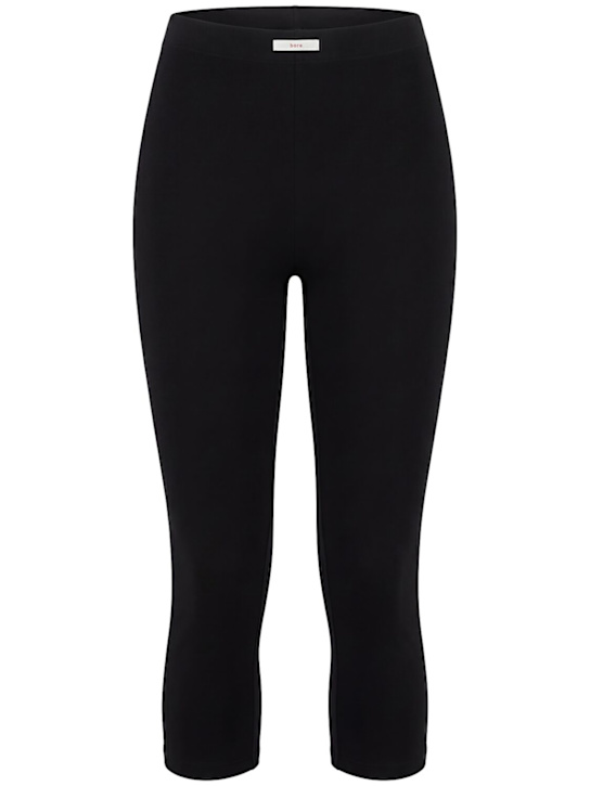 Bare: Wila short leggings - 黑色 - women_0 | Luisa Via Roma
