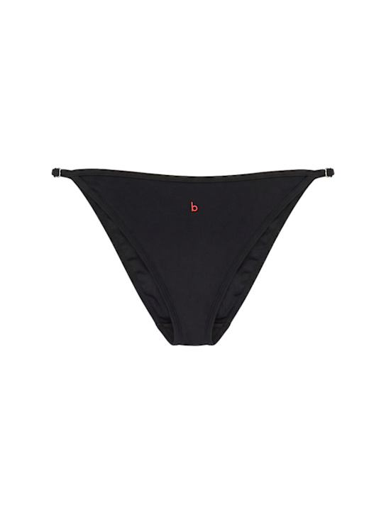Bare: Liv v-shaped low rise bikini bottoms - ブラック - women_1 | Luisa Via Roma