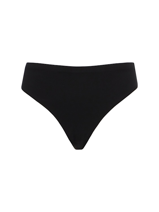 Bare: Lea mid rise Brazilian briefs - Black - women_0 | Luisa Via Roma
