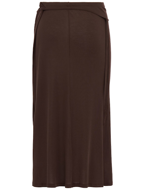 Bare: Celina long skirt - Marron - women_1 | Luisa Via Roma