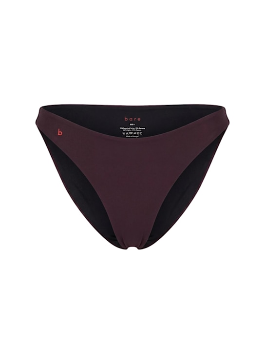 Bare: Sam high waist bikini bottoms - パープル - women_0 | Luisa Via Roma