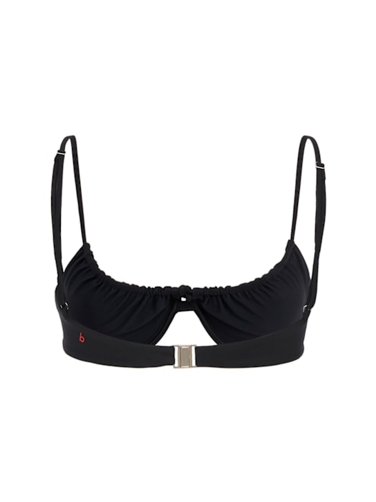 Bare: Kim balconette bikini top - Black - women_1 | Luisa Via Roma