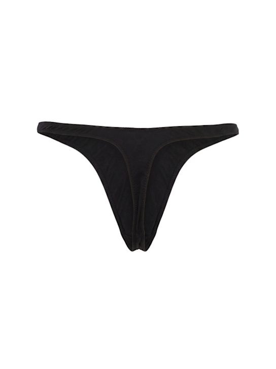 Bare: Bea mid rise briefs - Black - women_1 | Luisa Via Roma