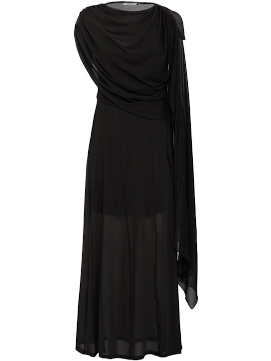 Gestuz: Maddin 2-in-1 long dress - 黑色 - women_0 | Luisa Via Roma