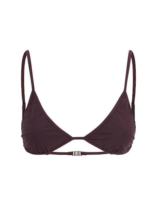 Bare: Trin triangle bikini top - 紫色 - women_0 | Luisa Via Roma