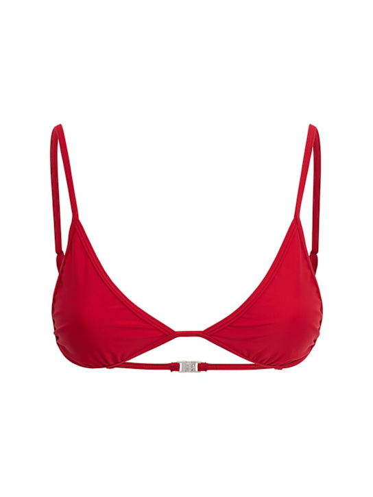 Bare: Trin triangle bikini top - 红色 - women_0 | Luisa Via Roma