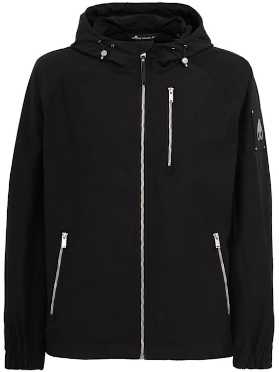 Moose Knuckles: Charlesbourg连帽夹克 - 黑色 - men_0 | Luisa Via Roma