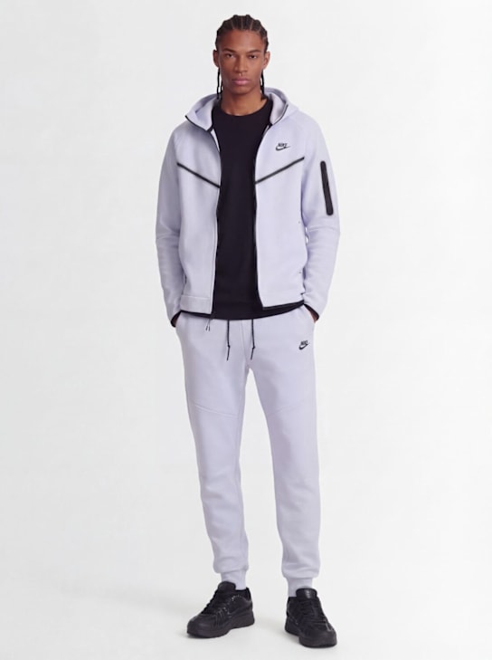 Nike: Tech Fleece pants - Ghost/Black - men_1 | Luisa Via Roma
