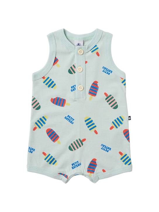 Petit Bateau: Cotton pants - Multicolor - kids-boys_0 | Luisa Via Roma