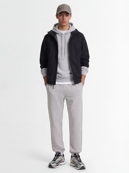 Nike: Fleece-Hose „Wool Classics“ - Matte Silver - men_1 | Luisa Via Roma