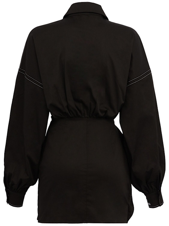 Catalina: Fiocco mini dress - Nero - women_1 | Luisa Via Roma