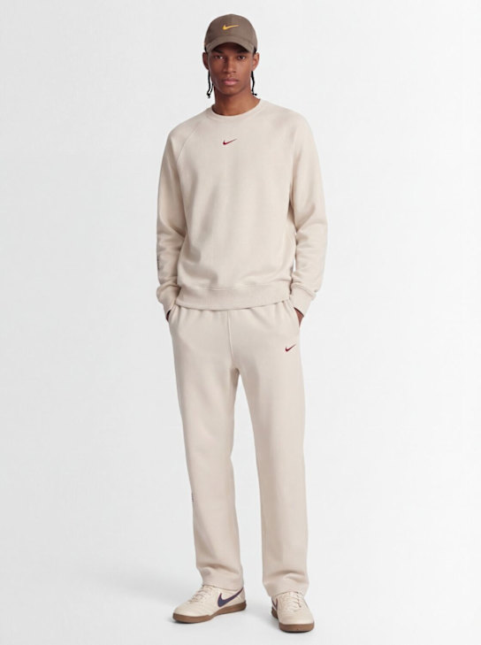 Nike: Nocta cotton blend straight pants - Orewood - men_1 | Luisa Via Roma