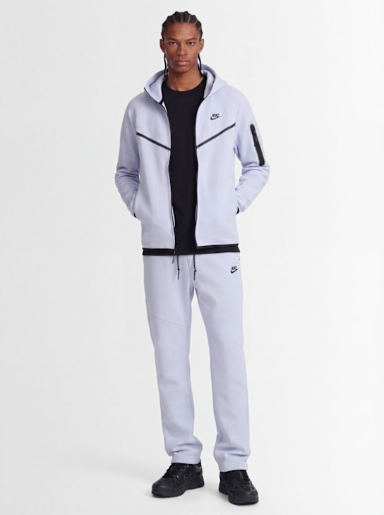 Nike: Tech zip-up sweatshirt - Ghost/Black - men_1 | Luisa Via Roma